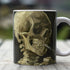 Skeleton with Burning Cigarette